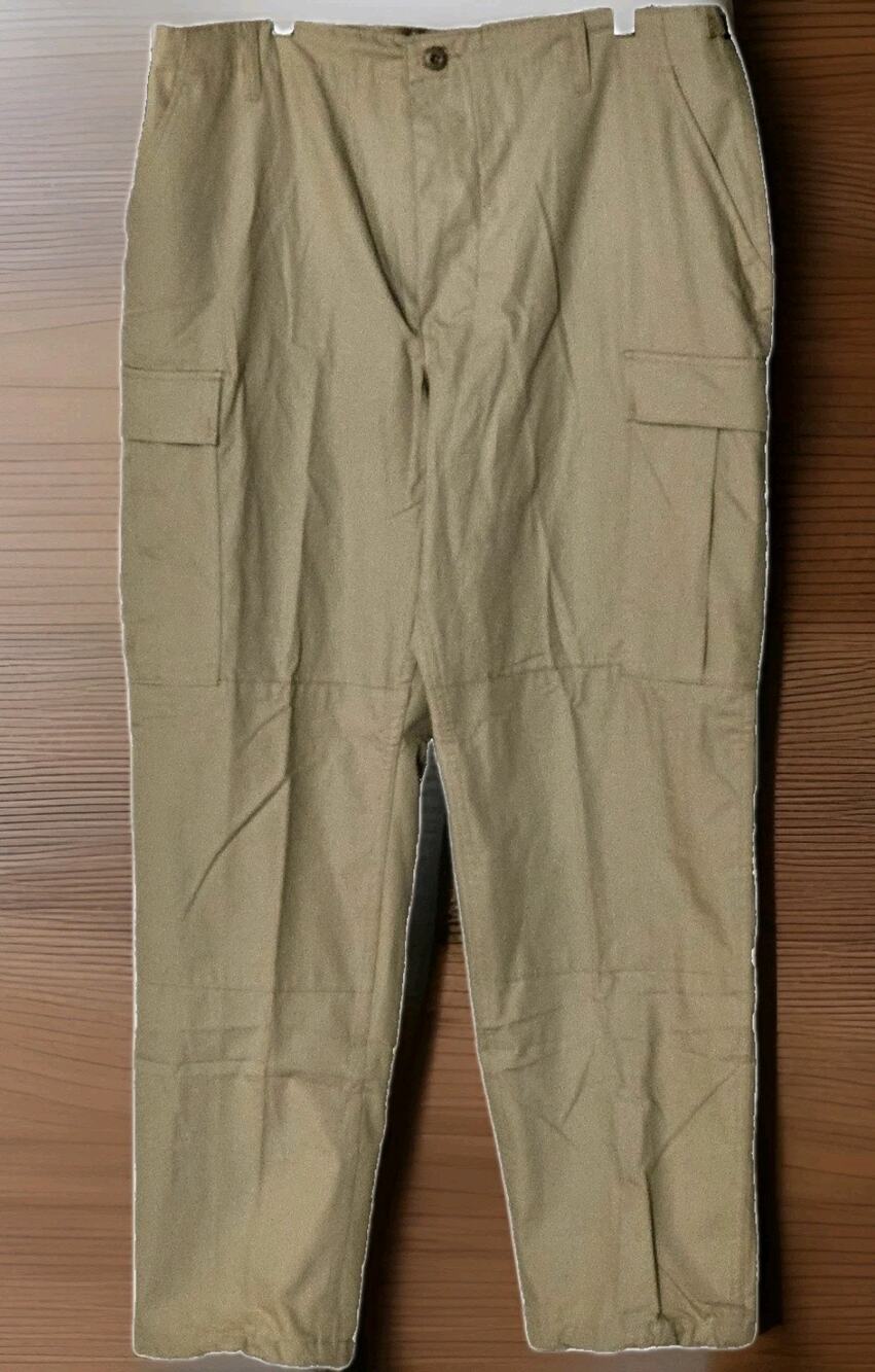 Propper BDU Tactical Pants Men’s Large Khaki Cargo ButtonFly Gorpcore 38x32